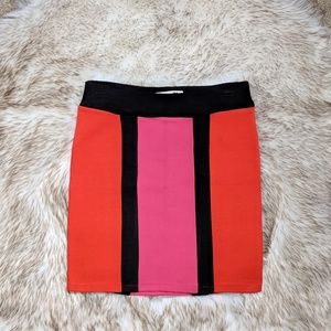 NWOT Forever 21 Vertical Stripe Mini Skirt Size M